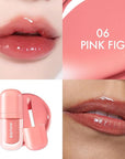 Amuse SEOUL BEBE TINT - 06 PINK FIG | 24-hour Long-lasting Lip Stain, Plumping, Hydrating, Moisturizing, No Peel Off, Lip Care, Treatment, Non Sticky, Korean Lip Tint for Dry Lips