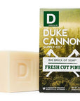 Duke Cannon Supply Co. Big Brick of Soap Bar for Men Fresh Cut Pine (Split Pine Scent) Multi-Pack - Superior Grade, Extra Large, Masculine Scents, All Skin Types, Paraben-Free, 10 oz (3 Pack)