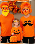 Go Ho Orange Face Paint Stick,Water Based Washable Face Body Paint Stick,Non-toxic Full-coverage Cream Body Paint for Adults Children Halloween Cosplay SFX Tiger Pumpkin Makeup
