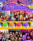 Temporary Hair Color Chalk For Kids, Hair Wax Color For 4 5 6 7 8 9 Year Old Girl Gifts, Birthday,Party, Cosplay DIY, Children's Day, Halloween, Christmas (6, Red Orange Purple Blue Green Gray)