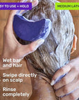 Ethique Purple Shampoo Bar for toning brassy hair - Plastic-Free, Cruelty-Free, Vegan, 3.88 oz - Formerly Tone It Down