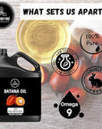 Naturevibe Botanicals Batana Oil 32 Ounces | 100% Pure and Natural | Great for Skin Care and Hair Care