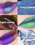 Super Stay Lip Gloss,Multichrome Colorstay Overtime Lipcolor,Highly Pigmented Instant Glitter Liquid Lip Makeup,0.12 Fl Oz (05, 3.5ml)