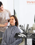 TASALON Salon Tray on Wheels Adjustable Salon Service Rolling Tray Hairstylist for Dental, Hairdresser Cart with Wheels Aluminum Rolling for Hairstylist, Sap, Medical