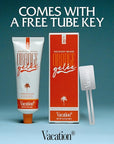 Vacation Orange Gelée SPF 30 Gel & Tube Key Bundle, Hydrating Balm-to-Oil Sunscreen, Mineral-Oil Free, Water-Resistant, Travel Size, 3.12 Oz.