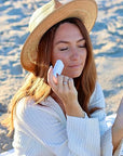 SPF 50 Mineral Sunscreen Stick with Rose Hips Oil, Cruelty Free and Reef Safe, Vegan Blend for Face and Body, Made in USA