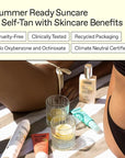 Everyday Humans SPF30 Sheer Body Glow Oil with Gold Mica | Sun Glazed Hydrating UV Protection Vegan Cruelty Free 5.1 Fl Oz | Bergamot, Squalane, Jojoba Seed Oil | UVA/UVB Broad Spectrum Protection…