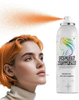 Orange Temporary Hair Color Spray - Gentle Formula, Washable & Non-Sticky | Instant Hair Dye Alternative for Adults | Halloween, Costume, Party Makeup, 150ml