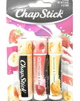 ChapStick (1) Pack Lip Balm Sticks Includes: