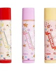 Lip Smacker Holiday Christmas Flavored Lip Balm Original & Best Tin - Moisturizing, Soothing Trio Eggnog, Gingerbread, & Candy Cane