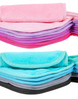 16pcs Makeup Remover Cloths Reusable, Reusable Makeup Wipes, Washable Makeup Remover Pads, Ultra Soft Towels for Women, Erase Your Face & Lips for All Skin, 8 Colors, 6.3 X 6.69 In