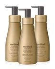 Method Premium Foaming Hand Wash, Ylang Ylang + Hyacinth, Reusable Gold Aluminum Bottle, Biodegradable Formula, 10 fl oz (Pack of 3)