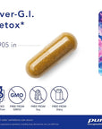 Pure Encapsulations Liver-G.I. Detox - Liver Cleanser & GI Detox* - with Alpha Lipoic Acid & Curcumin Extract - Gluten Free & Non-GMO - 120 Capsules