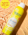 Seaweed Bath Co. Cooling Mist SPF 60 Sport Broad Spectrum Hybrid Sunscreen Spray, 6 Ounce, Sustainably Harvested Seaweed, Aloe, Peppermint