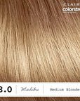 Clairol ColorStrong Permanent Zero Ammonia Hair Dye, 8.0 Medium Blonde - Malibu Hair Color, Pack of 1
