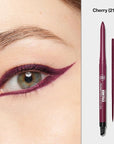 REVLON ColorStay Pencil Waterproof Eyeliner, Smudge-Proof, Eye Makeup with Built-In Sharpener, 211 Cherry, 0.01 oz