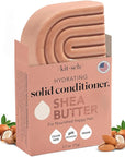 Kitsch Shea Butter Conditioner Bar for Hair Hydration | Nourishing Hair Mask | Made in US | Eco-Friendly Zero Waste Solid Bar Conditioner | Moisture for Dry Hair | Works w/Natural Shampoo Bar, 2.7oz