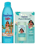Coppertone Kids Sunscreen Spray SPF 50 (5 Oz Can) + Coppertone Pure and Simple Kids Mineral Sunscreen Stick SPF 50 (0.49 Oz Stick), Water Resistant, Free From Oxybenzone, Octinoxate, PABA and Dyes