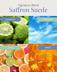 Saffron Suede Aroma Oil, Essential Oils Blend for Diffusers & Scent Machines, Bergamot Fresh & Light Floral, Aromatherapy, Cold Air Diffuser Compatible, 300 mL