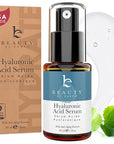Hyaluronic Acid Serum for Face - USA Made with Natural & Organic Ingredients, Hydrating Anti Aging Face Serum, Softens and Smoothes Dry & Sensitive Skin, Fragrance Free Day & Night Facial Serum