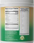 Organic Paleo Grain Free Plant Based Protein Powder. Complete Raw Organic Vegan Protein Powder. Amazing Amino Acid Profile and Less Than 1g of Sugar. Hemp Protein Pea Protein Powder Vanilla Flavored