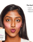 Frilliance Hydrating Cream Blush, Think Pink Glow Tint, Cruelty Free Hypoallergenic for Teens of All Skin Types, 30 ml / 1 fl oz