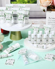 12 Sets Thank You Gifts Mini Sunscreen and Sunscreen Lip Balms Travel Size Thank You Gifts for Weddings Baby Shower Favors Supplies(Wedding Eucalyptus)