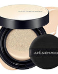 JUNG SAEM MOOL Essential Skin Nuder Cushion 17N Fair Light 0.49 Fl Oz, No Refill, Natural Radiant Finish Cushion Foundation with Buildable Coverage, Lightweight Texture, Korean Foundation Makeup