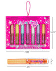 7pc Fruity Flavored Lip Gloss Set - Lip Gloss in Assorted Fruity Flavors, Non Toxic Makeup for Kids & Teens