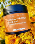 Turmeric kojic acid cleansing pads,