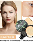 AWCCXMYM CC Cream Cushion Foundation Full Coverage Foundation 05#Buff Beige