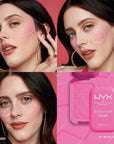 NYX PROFESSIONAL MAKEUP Buttermelt Powder Blush, Fade and The Butta