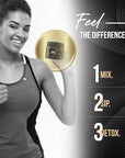 Detox Powder, Full Spectrum Detox Cleanse Mix, Detox for Natural Cleansing and Vitality, Liver Cleanse Detox, Detox Cleanse for Weight Loss, Natural Detox Powder, Vegan Detox Supplement (Chocolate)