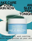 Pacifica Wake Up Beautiful Retinoid Eye Cream – Anti-Aging Under Eye Cream for Fine Lines & Wrinkles, Infused w/ Retinoid, Melatonin & Mushrooms for Puffiness, Dark Circles & Eye Bags Daily Treatment
