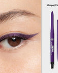 REVLON ColorStay Pencil Waterproof Eyeliner, Smudge-Proof, Eye Makeup with Built-In Sharpener, 214 Grape, 0.01 oz
