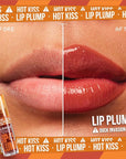 Duck Lip Plumper Glow - Hydrating Fat Lip Oil Plumper Gloss & Glitter Shine Make Lips Fuller (01)