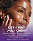 Andalou Naturals Hyaluronic DMAE Lift & Firm Skin Cream | Anti Aging Face Moisturizer With Hyaluronic Acid |Helps Reduce Fine Lines & Wrinkles | 1.7 oz