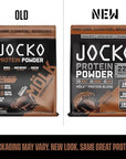 Jocko Mölk Whey Protein Powder 22g Protein - Sugar Free Monk Fruit Blend - Muscle Recovery & Growth, Packaging May Vary (31 Servings, Chocolate Milkshake)