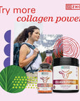 Zhou Collagen Peptides - Pure Hydrolized Collagen Powder for Women & Men, Grass Fed Natural Bovine Collagen for Skin, Hair Growth, Joints & Bones - 18 oz Jar (46 Servings)