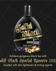 Millennium Tanning Solid Black Special Reserve 200X, Tanning Lotion w/Tattoo Protector, 13.5 Ounces