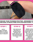 Fake You! Reusable Self-Tan Application Mitt - Dual-Sided, 100% Waterproof, Vegan and Cruelty-Free - Ideal for Perfect Fake Tan Coverage