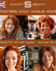 Smart Beauty Ginger Hair Dye, Permanent with Plex Anti-Breakage Technology, Copper Red, PPD Free, Vegan, Cruelty Free