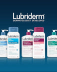 Lubriderm Daily Moisture Body + Face Wash, Hydrating Body Wash + Moisturizing Facial Cleanser with Pro-Ceramide & Shea Butter to Gently Cleanse, Light Fragrance & Hypoallergenic, 16 fl. oz
