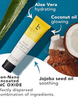 Face Sunscreen SPF 20 - Mineral Sunscreen Face, Reef Friendly Sunscreen With Natural & Organic Ingredients, Biodegradable Sunscreen, Zinc Oxide Sunscreen for Daily Use, Facial Sunscreen Travel Size