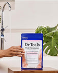 Dr Teal's Salt Soak with Pure Epsom Salt, Restore & Replenish with Pink Himalayan Mineral, 3 lbs (Pack of 2)