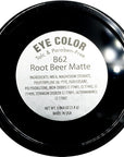 Root Beer Matte Deep Bronze Red Brown Pressed Powder Single Vegan Eyeshadow; Talc, Paraben & Cruelty Free