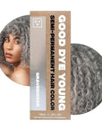 Good Dye Young Semi-Permanent Hair Color (Gravedigger Silver) - UV Protective, Conditioning, PPD-Free, Cruelty-Free & Vegan, Lasts 15-24+ Washes