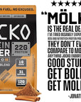 Jocko Mölk Whey Protein Powder 22g Sugar Free Monk Fruit Blend - Muscle Recovery & Growth, Packaging May Vary (31 Servings, Pumpkin)