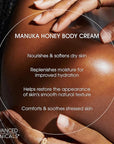 Advanced Clinicals Vitamin C Brightening Cream + Manuka Honey Body Lotion & Face Moisturizer 2pc Skincare Set For Women & Men | Body Butter Creams Help Reduce Appearance Of Dark Spots & Dry Skin, 2pc