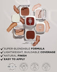 L'Oreal Paris True Match Super Blendable Oil Free Powder Foundation, N9 Medium Deep, 0.33 oz